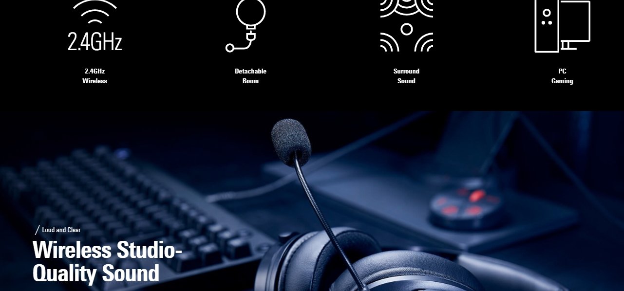 Audio-Technica ATH-G1WL Premium Wireless Gaming Headset - sound quality test