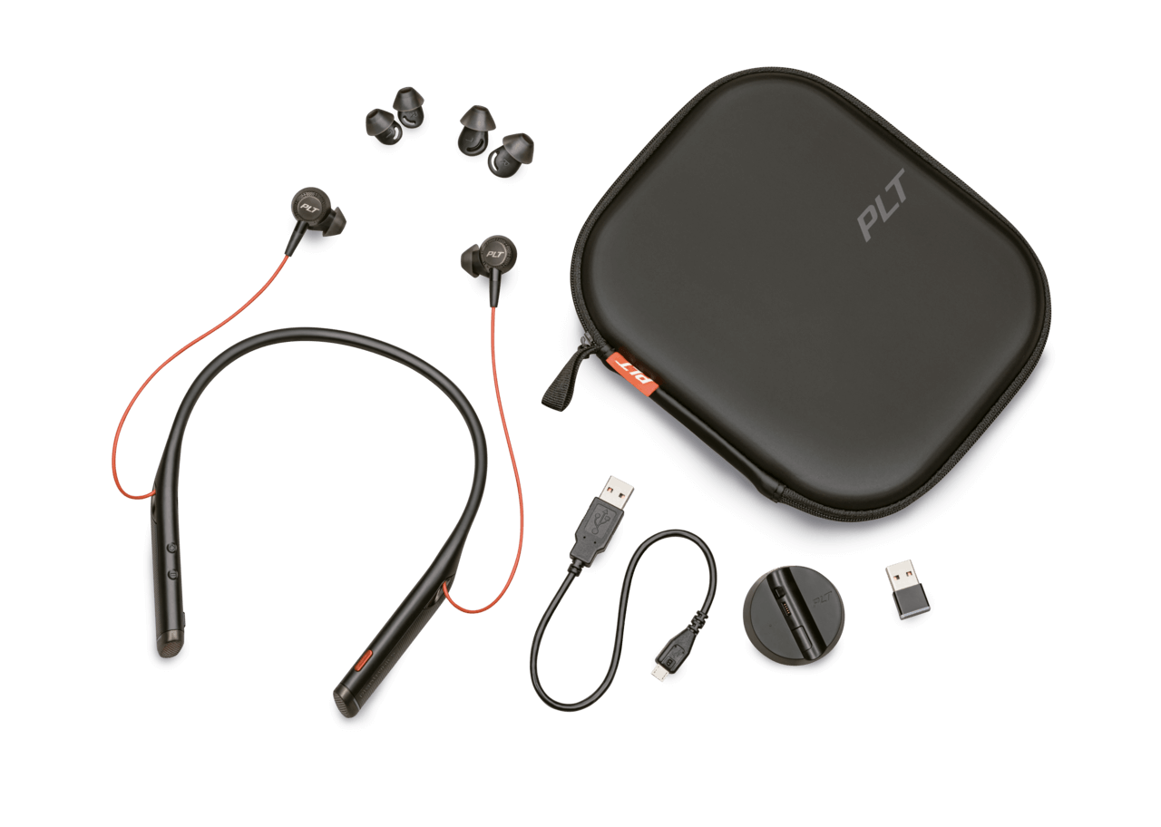 Poly Voyager 6200 UC Zoom certified neckband wireless earbuds